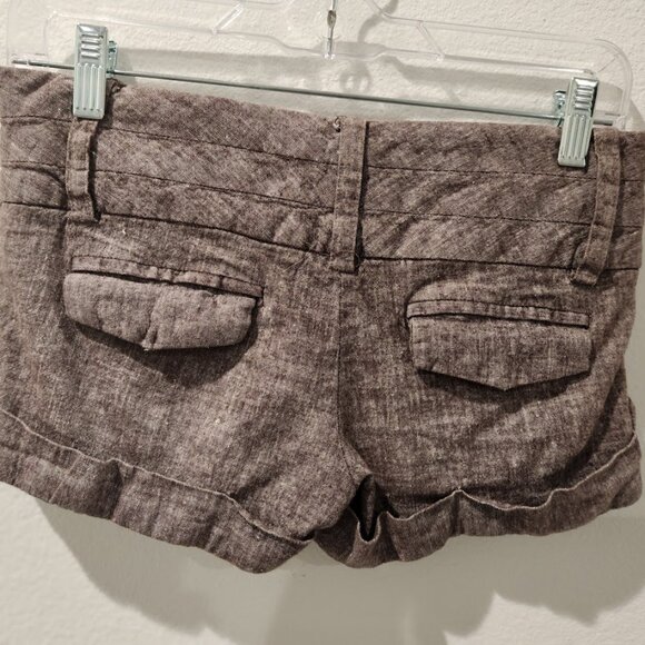 Charlotte Russe Linen Blend Shorts Size 3 - Picture 4 of 9
